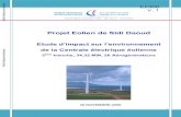 Projet Eolien de Sidi Daoud - World Bank...Projet Eolien de Sidi Daoud Etude d’impact sur l’environnement de la Centrale électrique éolienne 3ème tranche, 34,32 MW, 26 Aérogénérateurs