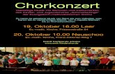 Chorkonzert - Gemeindeatlas der Evangelisch-methodistischen … · 2019. 9. 9. · Vielseitige Musik mit Stimmen und Instrumenten des Kinder- und Jugendchores „Schmetterlinge“