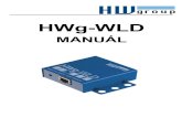 HWg-WLD - ADI GlobalFILE/HWg-WLD_MAN_cz.pdfHWg-WLD – manuál HW group První kroky 1) Připojení kabelů Připojte HWg-STE do sítě Ethernet (přímým kabelem do Switche, kříženým