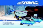 Legyen részese az ABAC - Techtomat Kft....ABAC PRO sorozat: a termékcsalád kínálta előnyök Direkt meghajtás Egyfokozatú ékszíjmeghajtású kompresszor Könnyű használat