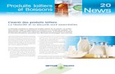 Produits laitiers et Boissons News - Mettler Toledo · 2020. 1. 21. · 2 METTLER TOLEDO Produits laitiers et boissons News 20 Optimisation de l'efficacité Améliorez la sécurité