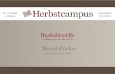 Bushaltestelle - Herbstcampus 2020...Bushaltestelle Einführung in den JBoss ESB Bernd Rücker camunda services GmbH