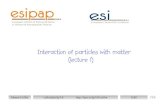 Interaction of particles with matter - Indico · 2019. 3. 8. · Johann Collot collot@in2p3.fr  UdG 1/66 Interaction of particles with matter (lecture 1)