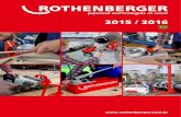 2015 / 2016...2015 / 2016 2 1 5 4 3 2 7 8 9 11 10 6 3 Bem vindo a ROTHENBERGER! A ROTHENBERGER é um grupo jovem, dinâmico e inovador. O programa de produtos ROTHENBERGER, é sinônimo
