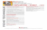 Polish de nettoyage et de polissage des métaux TOPLUSTRE - 51037 … · 2018. 10. 1. · F I C H E T E C H N I Q U E Polish de nettoyage et de polissage des métaux TOPLUSTRE - 51037