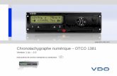Chronotachygraphe numérique – DTCO 1381...2 DTCO 1381 Rédaction A nos utilisateurs, Le chronotachygraphe numérique DTCO 1381 avec ses composants de système est un appareil de