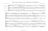 Pavane pour une infante défunte - Sheet music › PDF_EN › ravel-maurice...Pavane pour une infante d funte Maurice Ravel 1 Arr: Serge Robert!=D "#C & & & ## ## ## 12 ú î ... Pavane