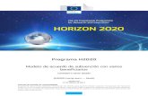 Programa H2020 - ec.europa.euec.europa.eu/.../h2020-mga-lumpsum-multi_v4.0_es.pdf · Modelo de Acuerdo de Subvención de H2020: H2020 MGA Lump sum — Multi: V4.0 – 27.02.2017 5