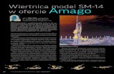 Wiertnica model SM-14 w ofercie Amago - NBIWiertnica model SM-14 w ofercie Amago. Lipiec – Sierpień 2014 Nowoczesne Budownictwo Inżynieryjne 31 Materiały SOPOT SPRZĘT WIERTNICZY