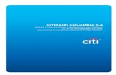 CITIBANK COLOMBIA S · 2020. 11. 18. · Ganancias acumuladas de ejercicios anteriores 47.627.367 44.164.474 Utilidades del ejercicio 398.159.843