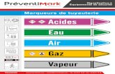 Marqueurs de tuyauterie Acides Eau Air Gaz · 2020. 4. 26. · Marqueurs de tuyauterie Tel : 04 78 07 14 97 • contact@preventimark.com • + sur • MARQUEURS DE TUYAUTERIE P5 Texte