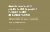 Análisis comparativo cepillo dental de plástico y cepillo dental de … · 2020. 5. 24. · cepillo dental de plástico y cepillo dental de bambú MERAKI. SUSTENTABLE MERAKI En
