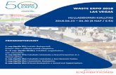 WASTE EXPO 2018 LAS VEGAS · 2018. 3. 26. · belépőa Waste Expo 2018 kiállításra belépőjegyeka fakultatívprogramokon utas- ésútlemondásibiztosítás esetleges resort fee,