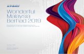 Wonderful Malaysia Berhad 2019 · 2021. 1. 30. · Wonderful Malaysia Berhad 9 reflects the latest amendment201 s to the disclosure requirements for annual financial statementsending