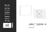 JBL SSW-4...• 8 x Mounting screws (Size #10, 3.5-inch/90mm length) • 8 x Mounting screw washers (Size #10, Type A) • 8 x Mounting isolators 目次 重要な安全上の注意