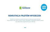 bk.us.edu.plbk.us.edu.pl/sites/bk.us.edu.pl/files/imce/ph/news/Pilot... · 2019. 1. 24. · w pracy pilota lub ukoóczenie kursu pilotów wycieczek w Akademii Rainbow. Pilot musi