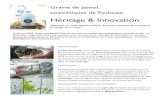 Héritage & Innovation · 2013. 10. 22. · Symbole renaissant des villes du Sud-Ouest, ... 2006 et 2011,Prix du développement durable, CCI Midi-Pyrénées, 2008,Trophées de l’innovation
