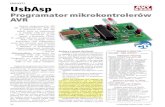 PROJEKTY UsbAsp 5325 Programator mikrokontrolerów AVR · 2012. 1. 2. · UsbAsp Programator mikrokontrolerów AVR Opisów programatorów ISP dla mikrokontrolerów AVR jest w Internecie