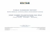 SIME DARBY PLANTATION Sdn Bhd - BSI Group · Public Summary Report – RSPO Annual Surveillance Assessment (ASA2) Page 5 Prepared by BSi Group Singapore Pte Ltd for Sime Darby Plantation