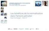 Les bénéfices de la normalisation dans l amont pétrolier · 2019. 4. 15. · Des études des organismes nationaux de normalisation chiffrent la contribution de la normalisation