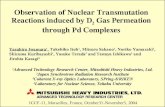 Observation of Nuclear Transmutation Reactions induced by D through Pd …lenr-canr.org/acrobat/IwamuraYobservatioc.pdf · 2011. 3. 3. · Observation of Nuclear Transmutation Reactions