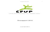 345rsrapport 2010 SKL.doc) - CPUP · 2013. 7. 2. · SKL Sveriges Kommuner och Landsting ... Mål för 2011 32 Vetenskapliga publikationer baserade på CPUP 33 . Årsrapport CPUP