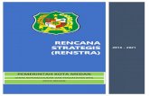 RENCANA STRATEGIS (RENSTRA)...Dinas Kependudukan dan Pencatatan Sipil Kota Medan 2016 - 2021 4 2016 - 2021 Dinas Kependudukan dan Pencatatan Sipil Kota Medan 6. Peraturan Pemerintah