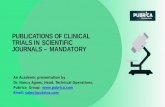 Publications of Clinical trials in Scientific Journals – Pubrica