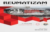 REUMATIZAM...Reumatizam, službeno glasilo Hrvatskoga reumatološkog društva Hrvat skoga liječničkog zbora, je recenzirani časopis, koji redovito izlazi dva puta godišnje. Reumatizam