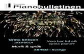 E Svenska PTA Piano bulletinen - EPTA Sweden · 2015. 5. 4. · nr 1 2015 Svenska Pianobulletinen 3 Innehåll Svenska Pianobulletinen nr. 1 2015 Svenska Pianobulletinen Medlemstidning