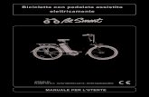 Bicicletta con pedalata assistita elettricamente · 2013. 9. 3. · A D 120 Bicicletta con pedalata assistita elettricamente MANUALE PER L'UTENTE distribuito da: PLANET CE S.r.l.