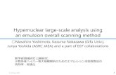 Hypernuclear large-scale analysis using an emulsion overall ...be.nucl.ap.titech.ac.jp/cluster/content/files/2019.05-06...Hypernuclear large-scale analysis using an emulsion overall