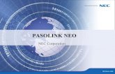 PASOLINK NEO NEO.pdf · 2013. 3. 4. · PASOLINK NEO NEC Corporation. Page 2 Транспортная сеть на основе TDM TDM NW PDH ATM SDH ATM SDH ATM RNC BSC Core NW