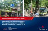 Beteiligungsverfahren Borgweg - hamburg.de · 2016. 10. 18. · MIV (Motorisierter Indivualverkehr) Herausforderungen Überdimensionierte Verkehrsräume Ladezone Zeitweise ... Sonstiges