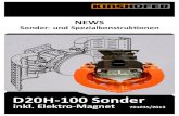 D20H-100 Sonder · 2019. 10. 12. · Elektro-Magnet D20H-100 Sonder 701035/2013 NEWS Sonder- und Spezialkonstruktionen. Der D20H Sonder aus der Abteilung für Sonderkonstruktionen