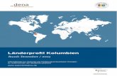 Länderprofil Kolumbien - dena · Länderprofil Kolumbien – Informationen für deutsche Unternehmen Datenblatt Tab. 1: Zusammenfassung der Eckdaten des Zielmarktes Einheit Wert