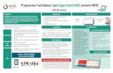 Programme Facilitateur Lean (type Green Belt) (version WEB) · 2021. 1. 11. · Programme Facilitateur Lean (type Green Belt) (version WEB) Objectif Ce programme de formation aide