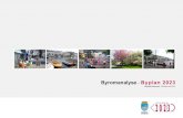 Byromanalyse Byplan 2023 - Arendal...1.6 Barn i byen I dag er det få steder i bysentrum som er tilrettelagt særskilt for barn og unge. For de små er det noen apparater som finnes