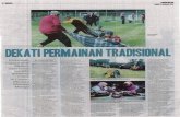 psasir.upm.edu.mypsasir.upm.edu.my/id/eprint/67959/1/Dekati permainan... · 2019. 4. 8. · PERMAINAN tarikkain. Khazanah masyarakat Melayu diperkênal kepada generasi muda di Laman