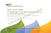 Catálogo de Equipamentos e Ferramentas - Coelba · 2020. 6. 5. · DIS-CEF-002 Rev. 07 – 02/06/2020 DIS-CEF-002 Catálogo de Equipamentos e Ferramentas Uso em Subestação e Linhas