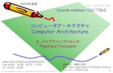 CSC.T363 Computer Architecture...2020/10/30  · CSC.T363 Computer Architecture, Department of Computer Science, TOKYO TECH 5 リファレンスデザイン(project_25)のプロセッサがサポートする命令