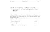 10 Persamaan Differensial Biasa (PDB) Dengan Nilai Batasbuyung/KomputasiNumerik.pdf · 2006. 6. 4. · 10 Persamaan Differensial Biasa (PDB) Dengan Nilai Batas 10.1 PENGENALAN TOPIK