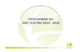 PROGRAMME DU RMT ELICITRA 2014 -2018 · 2014. 4. 25. · RMT Elicitra – 4 avril 2014 - Paris Organisation Comitéd’orientationstratégique - Représentants de la direction des