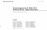 Compact Hi-Fi Stereo System...©1998 by Sony Corporation 3-862-180-52(1) Compact Hi-Fi Stereo System Bedienungsanleitung LBT-XB44K LBT-XB50 LBT-XB60 LBT-XB66 LBT-XB66K LBT-XB660 LBT-D390