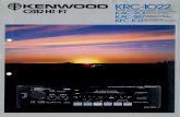 KENWOOD KRC-1022 CAR Hi-Fi - Cieri - KRC... · 2014. 10. 3. · •Indicatori di livello stereo a LED per canale sinistr eo destro con possibilità di disinserimento (INDICATOR) •Tensione