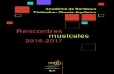Rencontres musicales - Argos 2.0 · 12 13 RÉPERTOIRE 2015 « 80 jours d’un tour du monde », spectacle Chante Ecole pour chœur, piano et percussions, rencontres musicales de Gironde