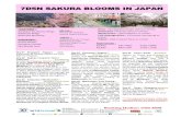Tour Code: JPN7D-SBIJ (SQ) 7D5N SAKURA BLOOMS IN JAPAN · 2019. 8. 20. · Sakura Blooms at Nagoya Castle Park. Then visit Meiji Mura Museum in Inuyama, this park showcases several