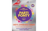 46078-47 Parti Ponti Programme 2017.qxp Layout 1the use of the Welsh language amongst people of all ages across all communities. Menter Iaith are a point of contact for other Welsh