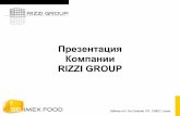 RIZZI GROUP Компании Презентацияrussiaitalia.weebly.com/uploads/9/7/0/2/9702195/__rizzi_group.pdf · Albert Pixner Key Account Manager Int. Tel. 0039 0473 723274
