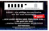 KADD - die pﬁ ﬃ ge Konzertreihe am Tor zum Kraichgau...schäftigung mit einem Walzer“ und „Ottorino Respighi: Belkis, Königin von Saba“ mit der Erstaufnahme dieser Ballettmusik.